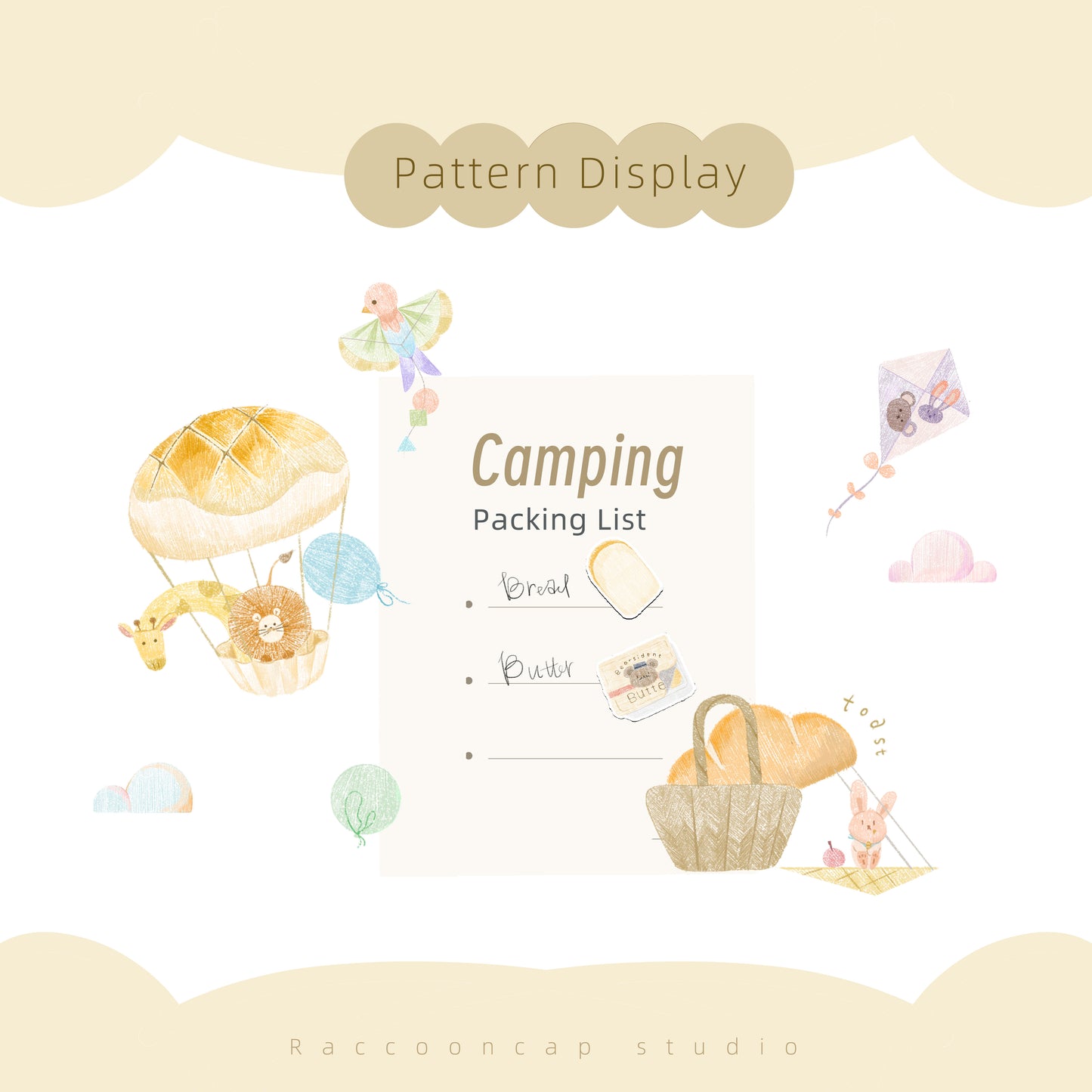 Embroidery Animal Forest Washi Tape