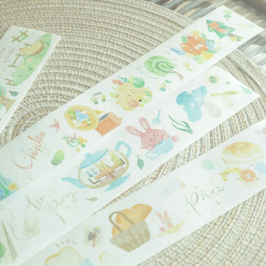 Embroidery Animal Forest Washi Tape