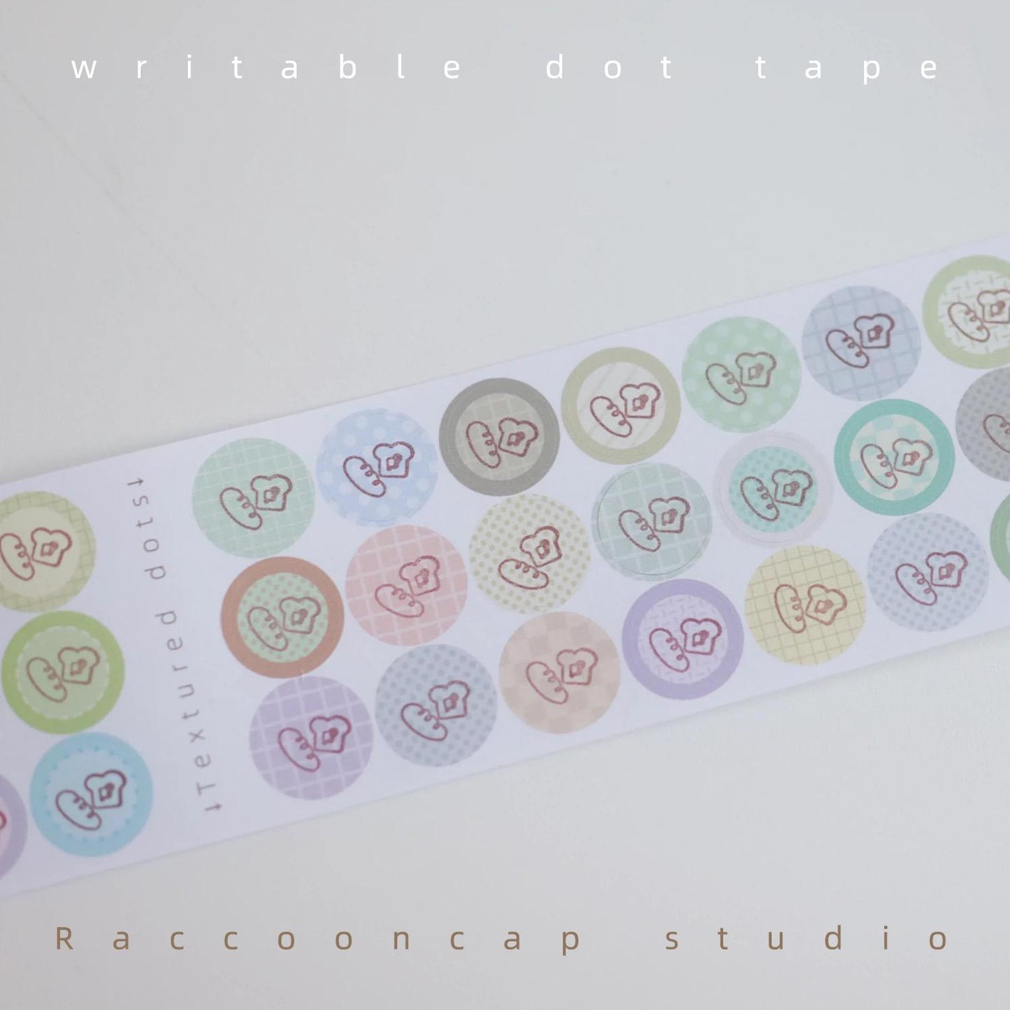 Printable / Writable Dot Sticker Roll ( Specially designed for small-sized Stamps )