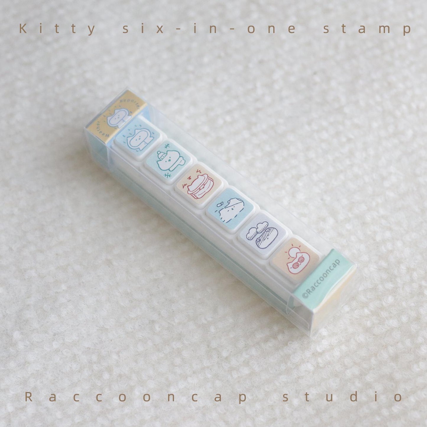 Kitty Weatherman / Kitty Policeman Six-In-One Stamps