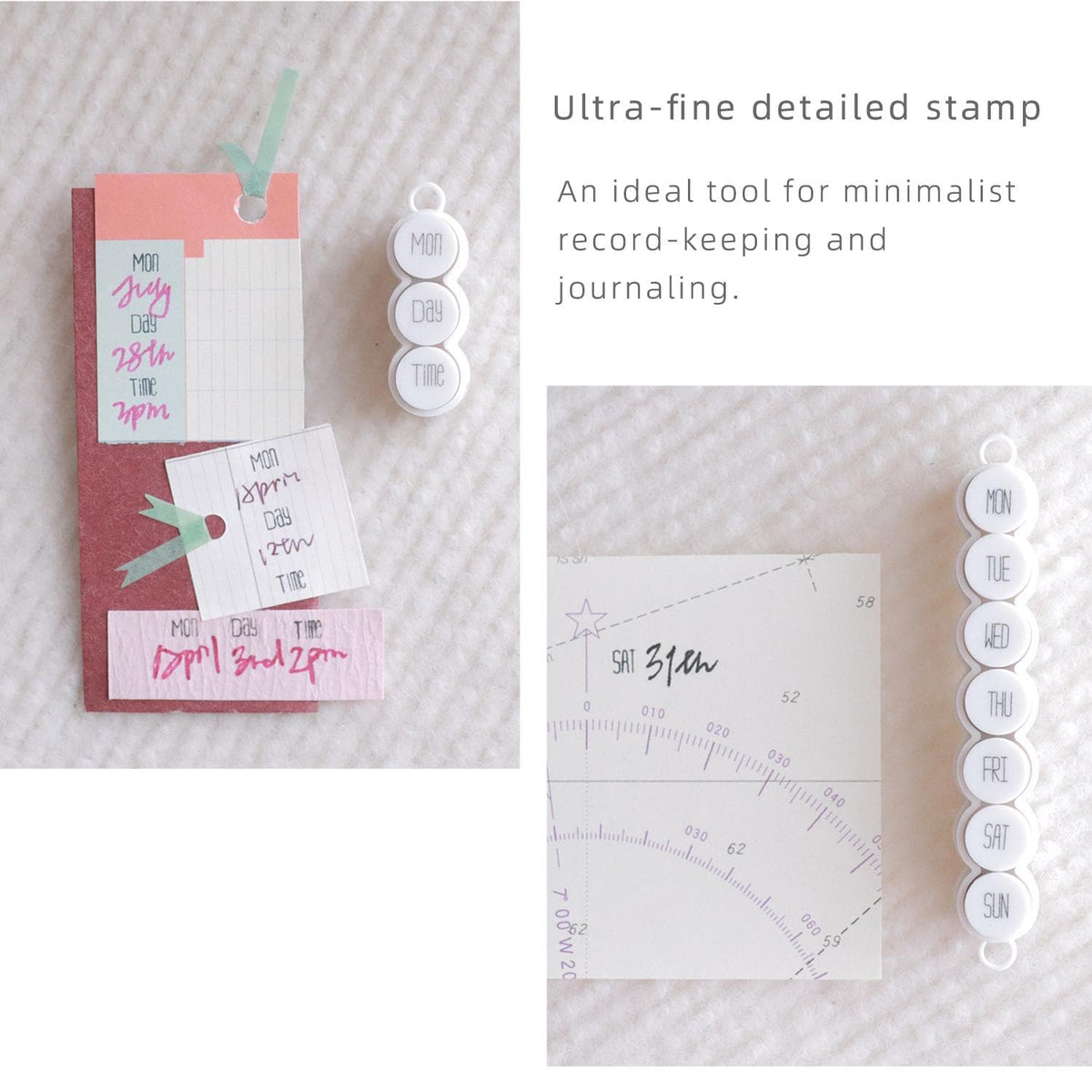 Original SpinTap Mini Stamp 3-in-1 7-in-1 Basic Stamps 10-in-1 Book Strap Stamp