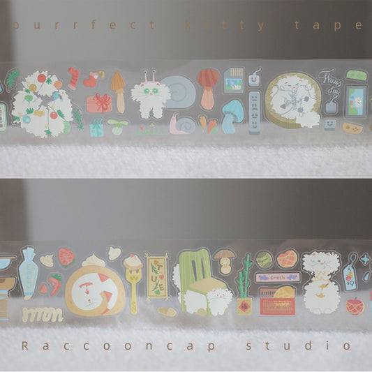 The Purrfect Alphabet / Numbers  Kitties Tapes ( 2m Long Loop )