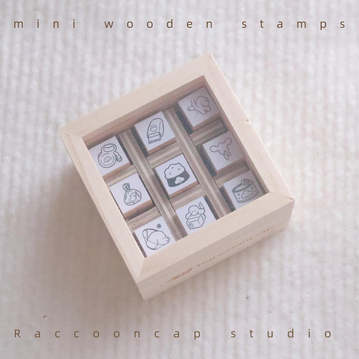 Dog Daily Life Stamp Wooden Rubber Stamps Puppy Stamps
