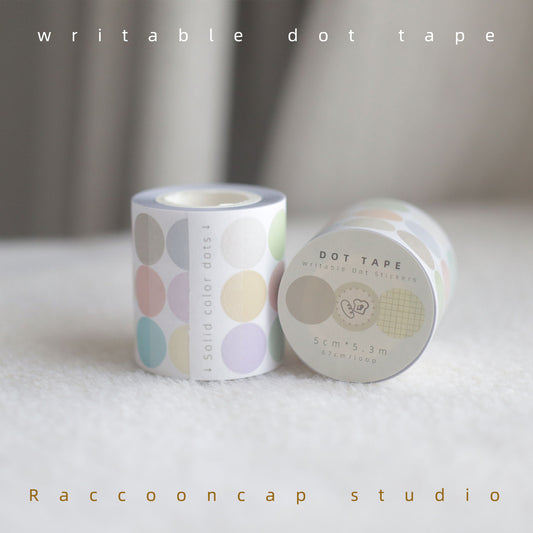 Printable / Writable Dot Sticker Roll （ Specially designed for small-sized Stamps ）